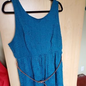 Plus size lace dress
